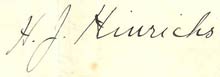 Hinrichs signature
