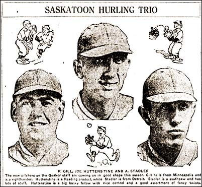 1921 Saskatoon Pitching