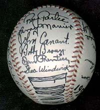 1954 autographs