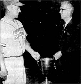 Bill Cleghorn & trophy