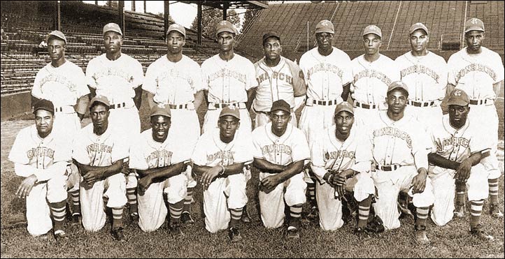 Jackie Robinson as a Kansas City Monarch (1945)